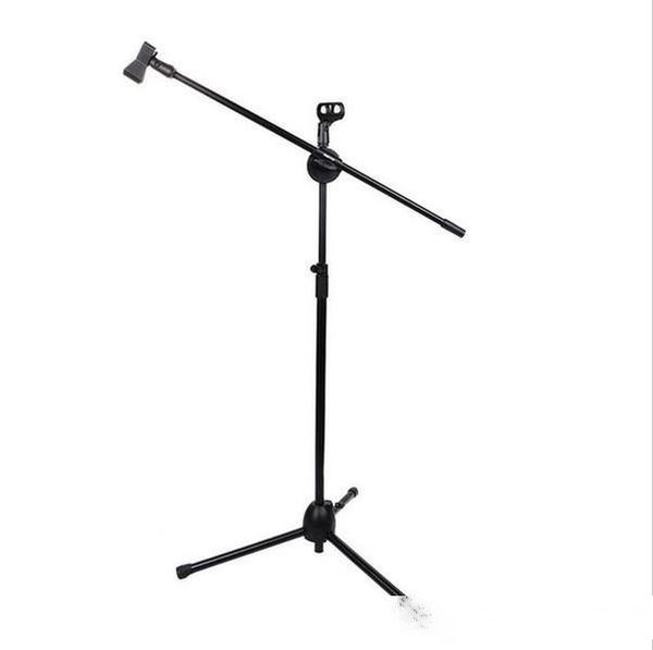 

microphone boom stand robust adjustable height micr arm tripod base stage studio holder clip