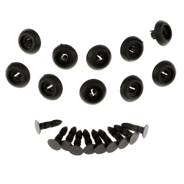

10 sets fender bumper rivet mouldings trim push clips for toyota 90467-07211
