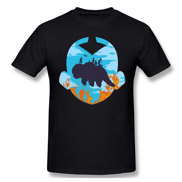 

team avatar classic t-shirt funny design avatar the last airbender myth adventure streetwear print homme top