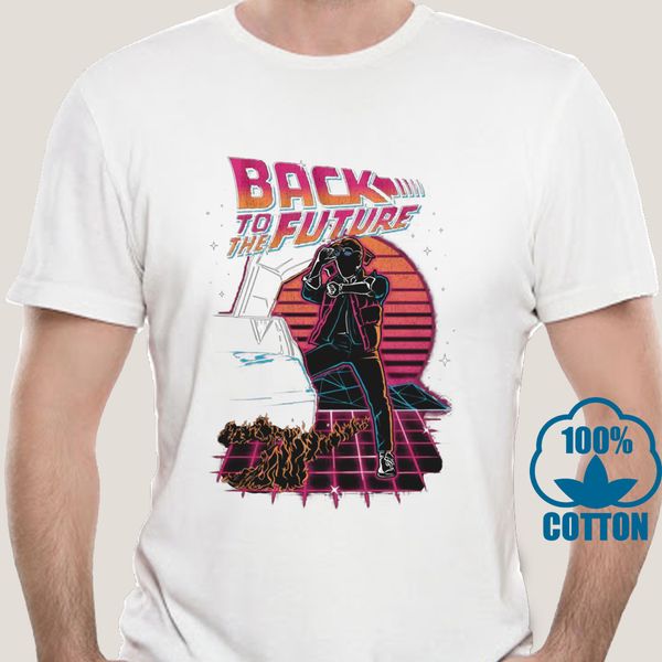 

0085a back to the future - synthwave future - american classics - t-shirt