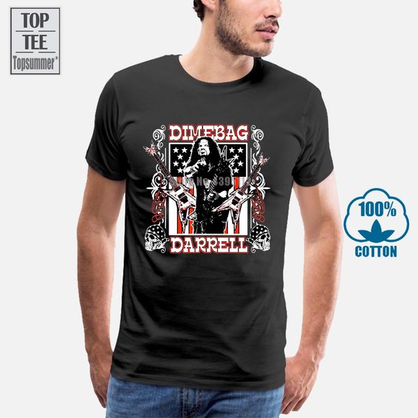 

dimebag darrell guitar flag official t shirt pantera new m l xl men short sleeve original