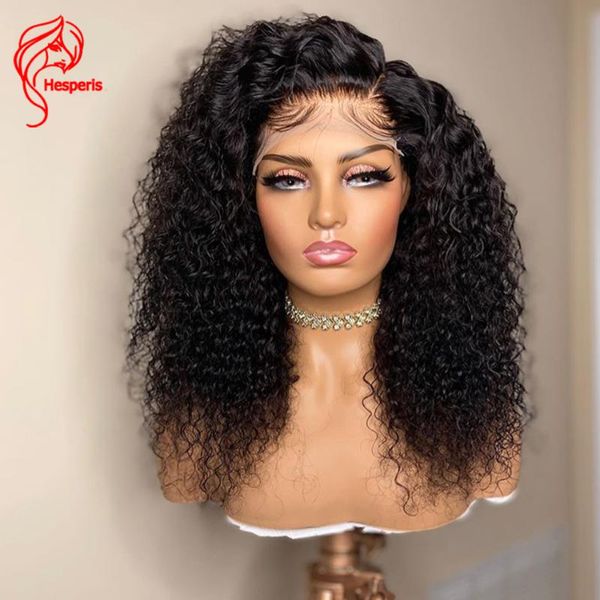 

lace wigs hesperis silk base scalp 5x5 closure wig 180 density remy brazilian frontal human hair glueless curly, Black;brown