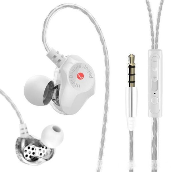 

new private mode sports in-ear quad-core double moving circle subwoofer mobile phone headset cross-border explosion principle of vocalizatio