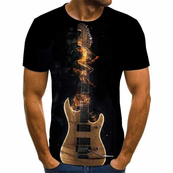 

3d guitar bass print music suit anime 3d print shirts humor hentai horror men clothing