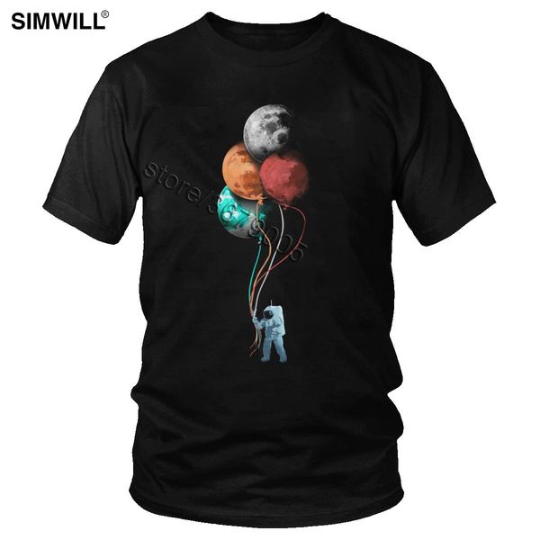

urban latest men cotton the spaceman trip t shirt short sleeves o-neck space astronaut graphic t-shirts fashion tees apparel