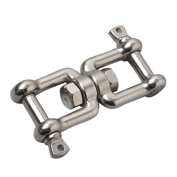 

316 stainless steel anchor chain swivel jaw double shackle m8 m10 m12