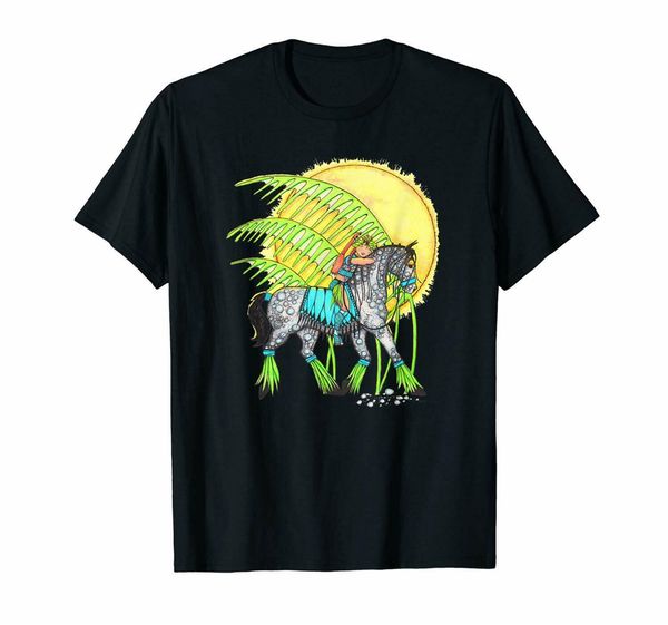 

dreams coming true girl riding house sunlight colorful black t-shirt s-3xl funny tee shirt