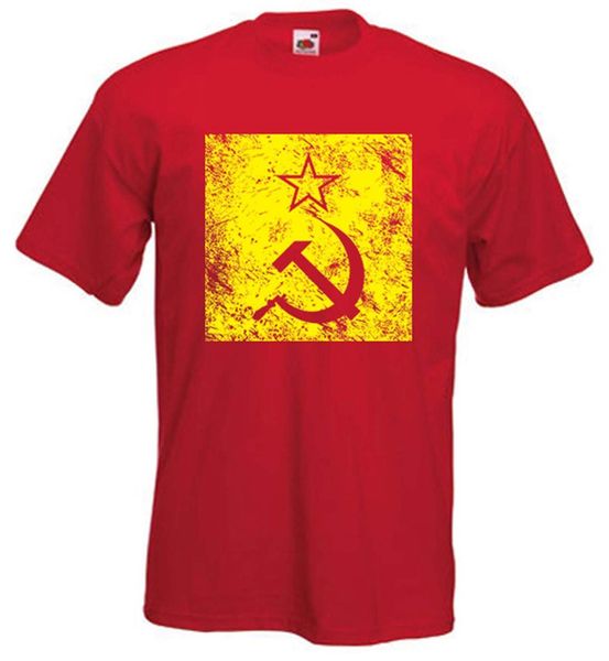 

2019 new summer tee shirt cccp soviet russia communist ussr kgb political cool t-shirt