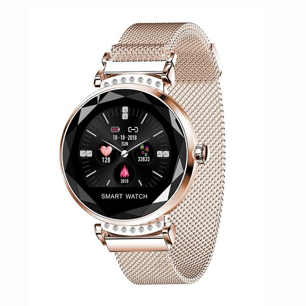 

h2 luxury smart watch women waterproof ladies fashion smart bracelets heart rate fitness tracker for android ios phone gift h1