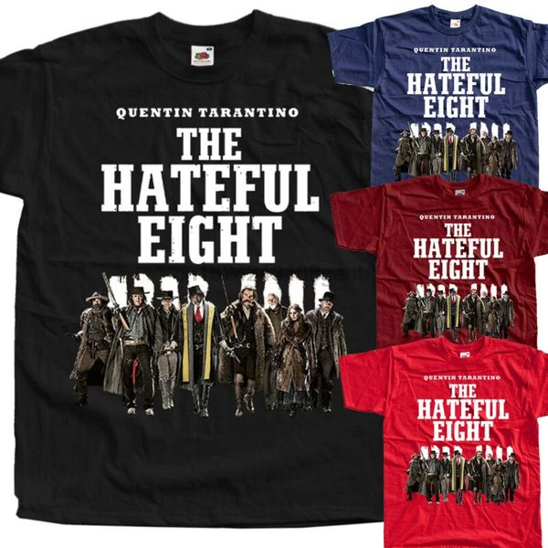 

the hateful eight v1 q.tarantino poster t-shirt (black) all sizes s to 5xl