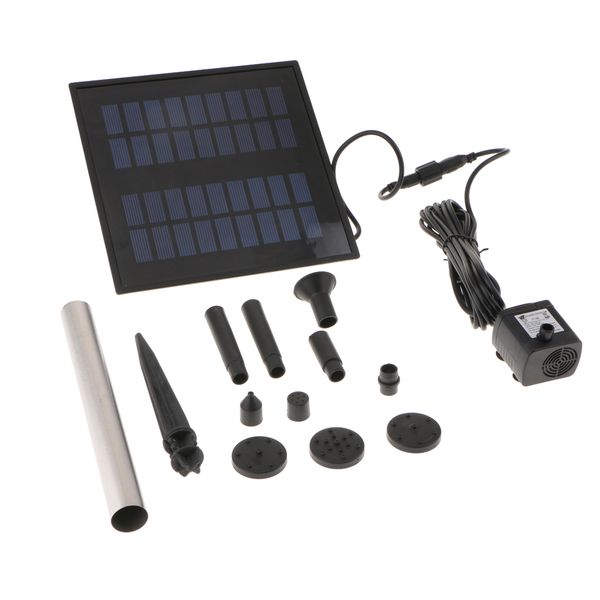 

solar powered brushless water pump kits garden pond fountain watering ktis