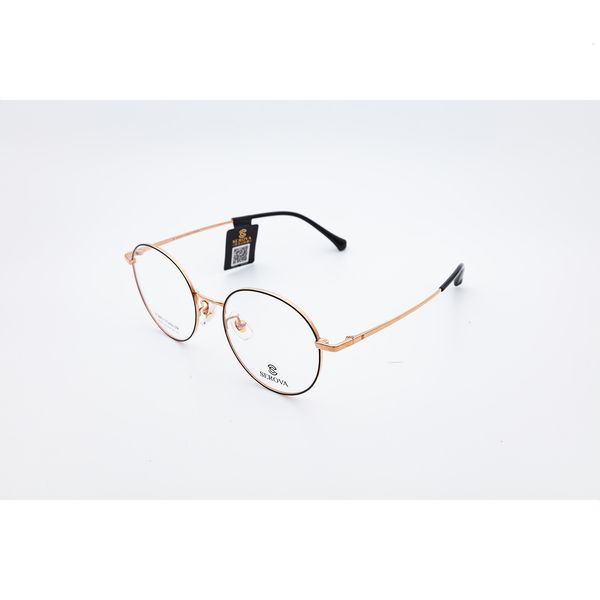 

shi luohua pure titanium artistic round glasses frame female male fashion myopia sp457 ic0f, White;black