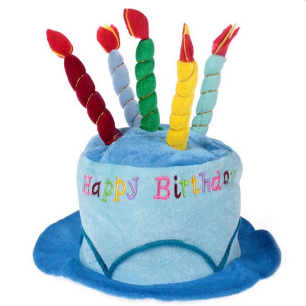 

party hats men women happy birthday cake candle funny hat adult