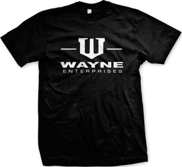 

wayne enterprises - bruce wayne logo t-shirt novelty cool men's short sleeve t shirt o-neck tee shirt tee