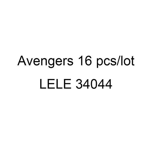 

lele 34044 16pcs avengers 3 infinity war super hero iron man hulk thanos black panther spider man groot building blocks toy action figure