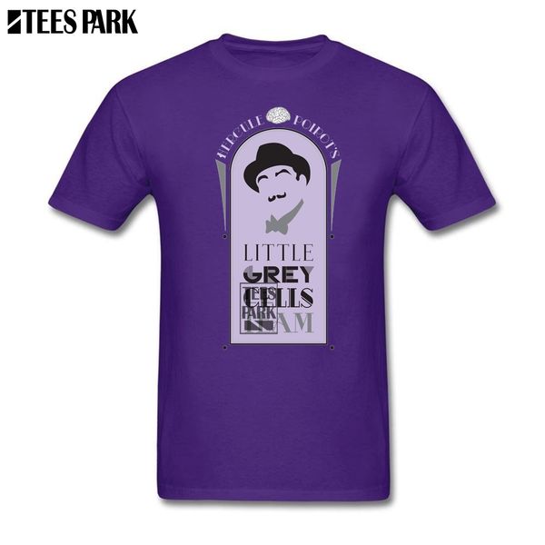 

casual tees shirts poirot's little grey cells team t shirt men clothing tshirt plus size man floral shirts for guys personality