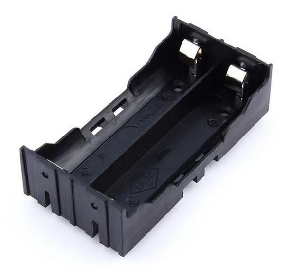 

plastic diy lithium battery box battery holder with pin suitable for 2 * 18650 (3.7v-7.4v) lithium battery case