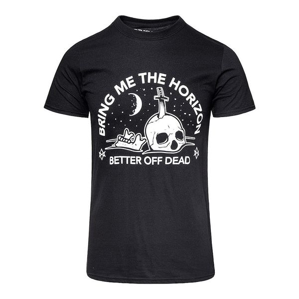 

official bring me the horizon happy song black t shirt - bmth merch - all sizes