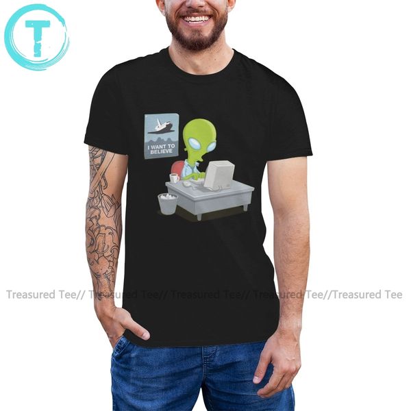 

я хочу верить футболку я хочу верить чужеродную tshirt футболка с коротким рукавом streetwear tee shirt big tshirt