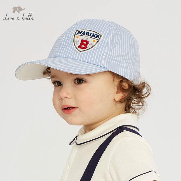 

db10476 dave bella summer baby boys baseball cap children handsome hat kids sport wear cap, Slivery;white