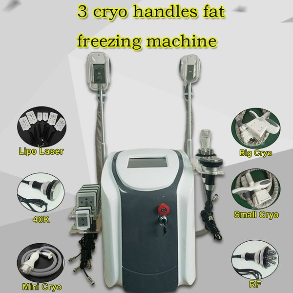 

cryolipolyse machines fat e slimming cryolipolysis equipment with 3 cryo handle double chins treatment handle