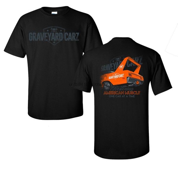 

graveyard carz cars plymouth superbird fin t-shirt black mopar