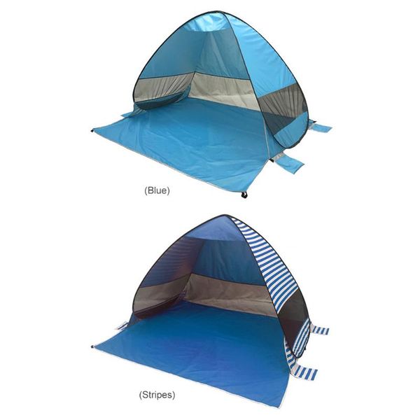 

automatic up folding beach tent for fishing camping hiking picnic instant open family tourist outdoor sun shade shelter