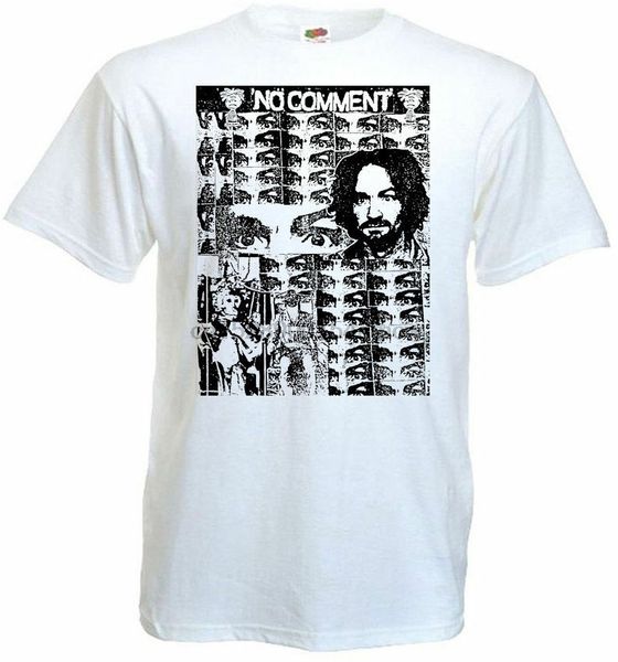 

no comment v6 t-shirt white hardcore punk powerviolence sizes s-5xl