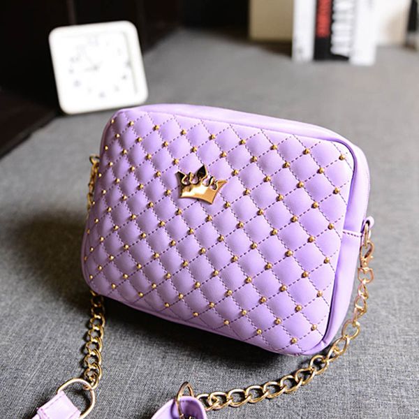 

женщины посыльного сумки заклепки цепи сумки на ремне, кожа crossbody 2020 luxury rivet сумочка дизайнер марка bolso mujer