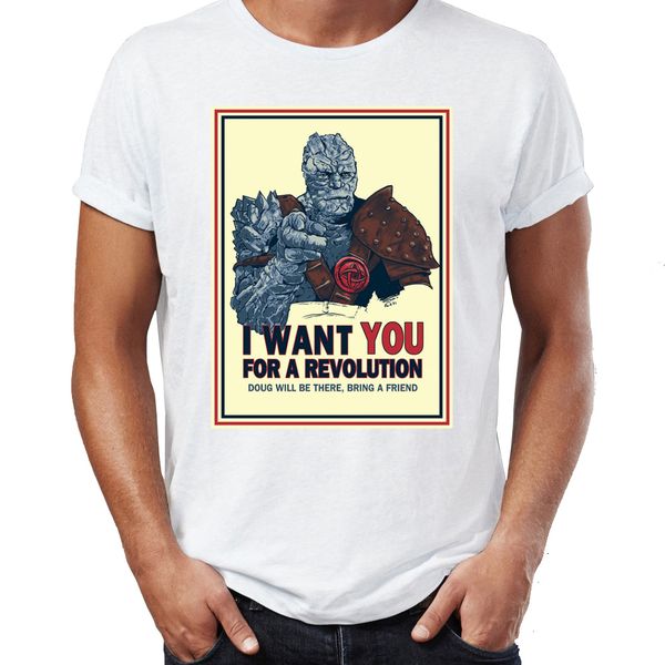 

men's t shirt korg let the revolution begin funny awesome artwork printed tee