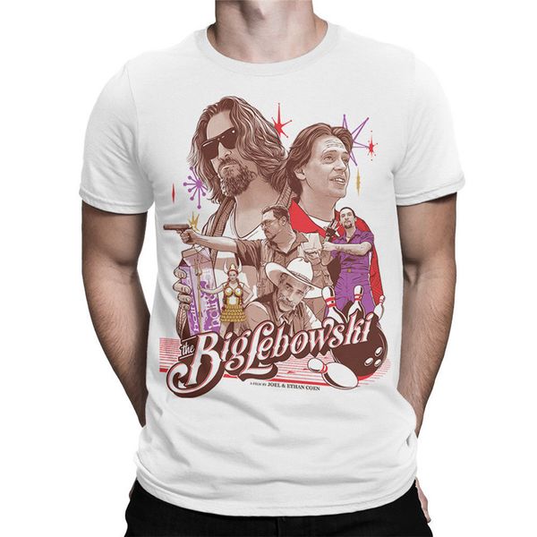 

the big lebowski art t-shirt, jeff bridges tee, men's women's all sizes harajuku tee shirt