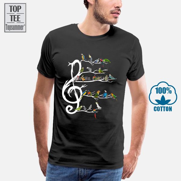 

попугай и музыка популярного tagless тройник shirt