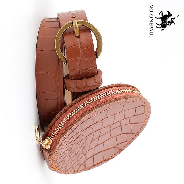 

no.onepaul deduction side gold buckle jeans wild belts for women fashion women's belt bag circle pin buckles belt female, Black;brown