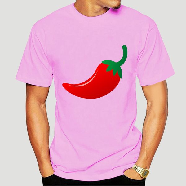 

shanala men's spicy chili pepper cotton t-shirts black-2027a