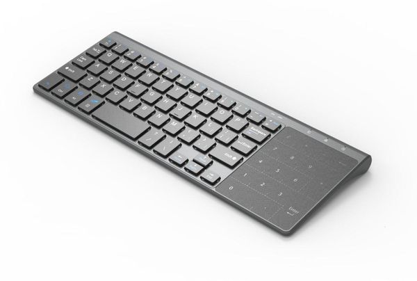

jelly comb 2.4g wireless keyboard with number touchpad mouse thin numeric keypad for android windows desklappc tv box