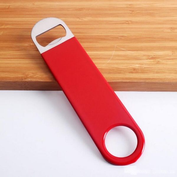 

unique stainless steel large flat speed bottle cap opener remover bar blade home l professional beer bottle opener lx8784