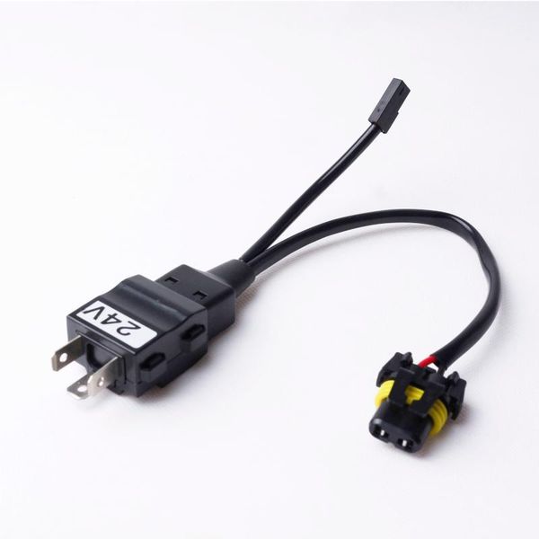 

24v relay harness control cable for h4 hi/lo bi-xenon hid bulbs wiring controller