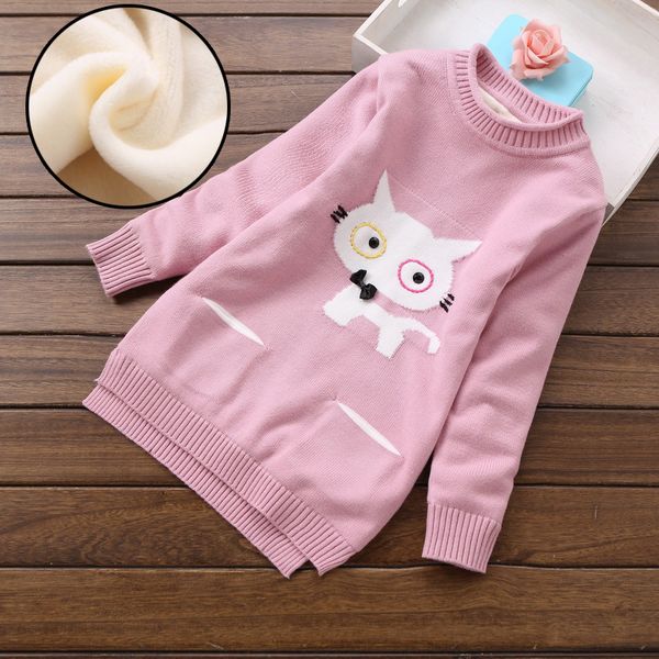 

2020 new winter sweaters thick girls sweater, Blue