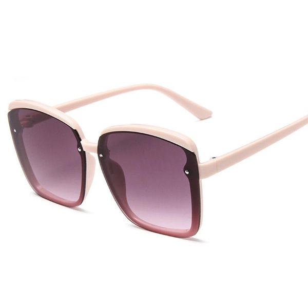 

sunglasses square oversized big frame vintage women brand designer luxury 2021 fashion trendy sun glasses uv400, White;black