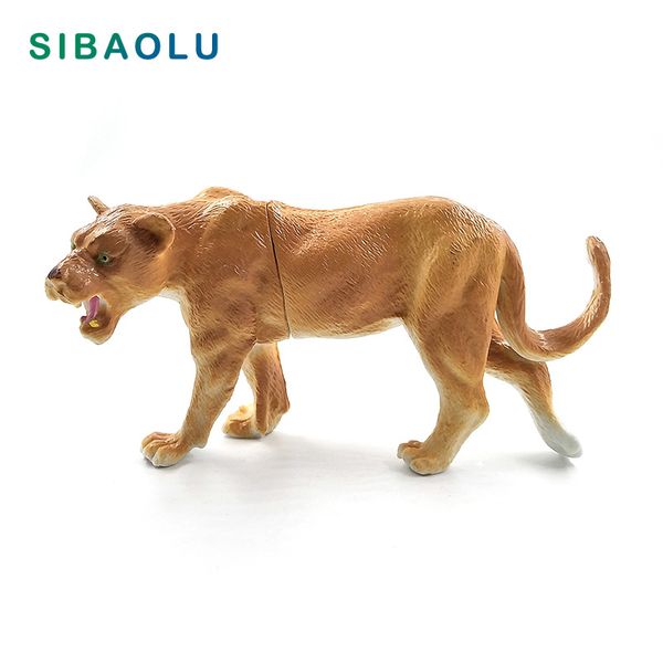 

simulation lion hyena forest animal model figurine home decor decoration accessories modern plastic educational toy