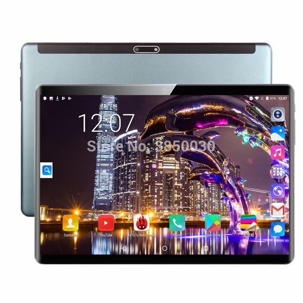

new 2020 tempered 2.5d 10 inch tablet pc 3g android 9.0 quad core 2g+32gb rom wifi gps 10.1 ips gifts+64gb tf card