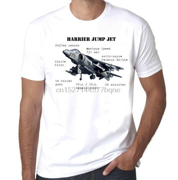 

harrier jump jet raf fighter jet mens 100% cotton tshirt