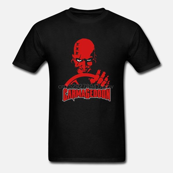 

carmageddon game custom mens cool short sleeve t-shirt round neck cotton tee