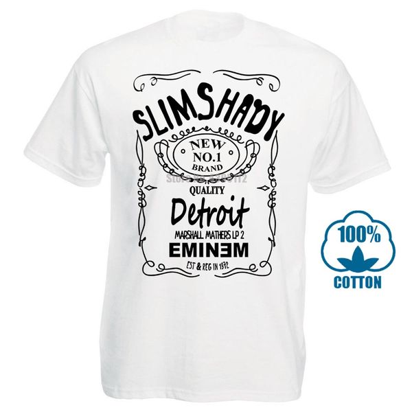 

мужчины футболка eminem музыка rap slim shady прохладный designe hq полный печати смешные t рубашка новизна tshirt женщины 010948