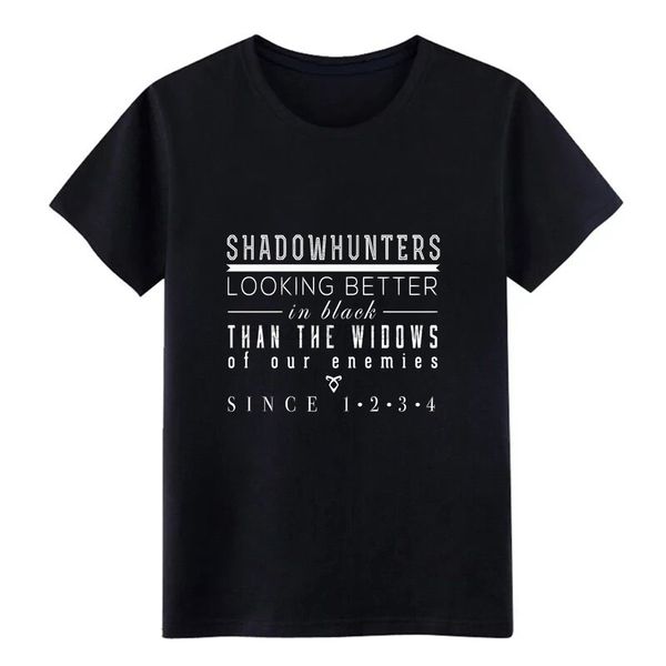 

shadowhunters shadowhunters t shirt custom short sleeve round collar gents fit breathable spring autumn vintage shirt