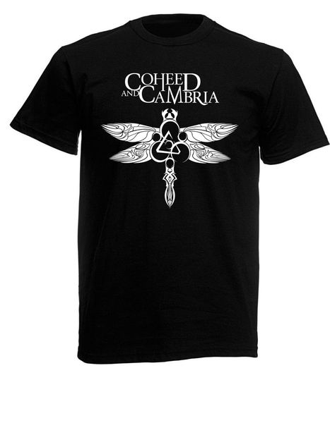 

coheed and cambria vector mens black rock t-shirt new sizes s-xxxl wholesale tee custom environtal printed tshirt who