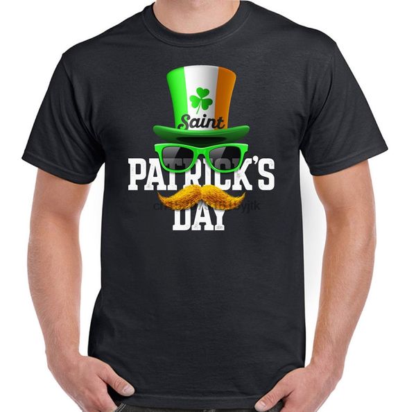 

mens ирландский top hat флаг смешные святого патрика день футболка ирландия paddys drunk регби