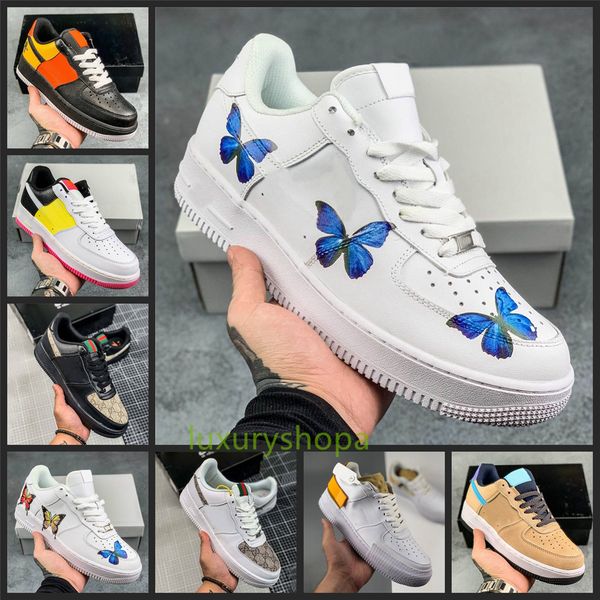 

naf01a 2020 new arrival forces 1'07 casual running shoes platform shoes triple white aura tropical twist low trainers casual sneakers 3