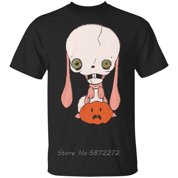 

мужские черепа кролика halloween футболка casual tee shirt summer men o-образным вырезом хлопок tshirt hip hop аниме