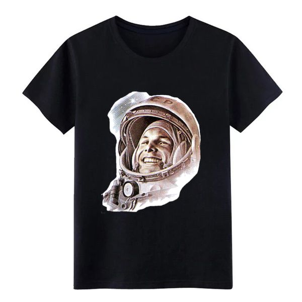 

men's gagarin t shirt custom cotton crew neck costume famous casual summer style letters shirt